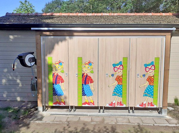 Deurstickers - Veldhuizen Grafisch Effect - Barneveld