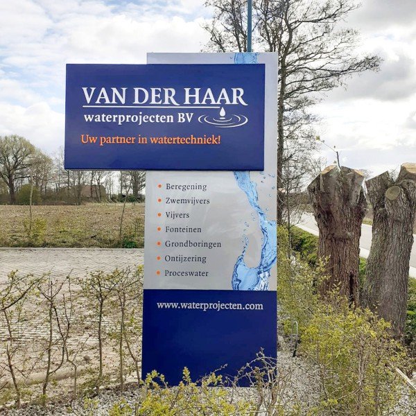 Reclamezuil - Veldhuizen Grafisch Effect - Barneveld